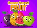 Spel Kies het juiste fruit online