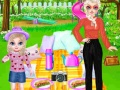 Spel Prinsessen Familie Picknick Dag online