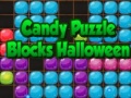 Spel Halloween Snoep Puzzel Blokken online