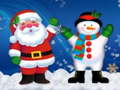 Spel Kerst sneeuwman legpuzzel online