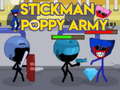 Spel Stickman tegen het Poppy-leger online