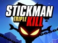 Spel Stickman Drievoudige Kill online