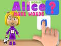 Spel Wereld van Alice: Maak Woorden online