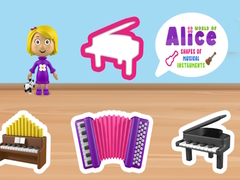 Spel Wereld van Alice Vormen van Muziekinstrumenten online