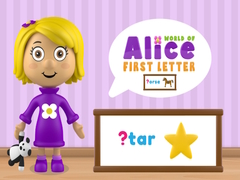 Spel Wereld van Alice Eerste Letter online