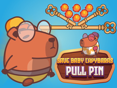 Spel Red de baby capibara's Pull Pin online