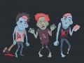 Spel Zombies en Skeletten Kleurboek online