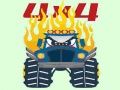 Spel Monster Trucks Kleurplaten online