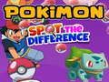 Spel Pokémon Zoek de verschillen online