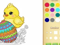 Spel Pasen kleurboek voor kinderen online