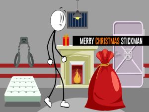 Spel Merry Christmas Stickman online