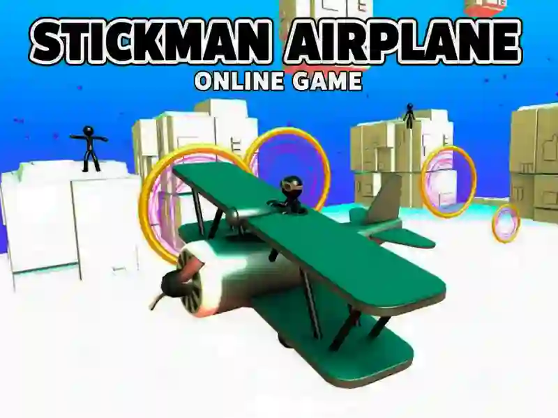 Spel Stickman-vliegtuig online