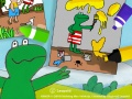 Spel Kikker Kleurplaat online