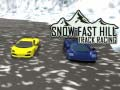 Spel Sneeuw Snelle Heuvel: Track Racing online
