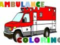 Spel Kleurplaten van ambulance vrachtwagens online