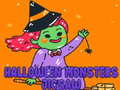 Spel Halloween Monsters Puzzel online