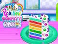 Spel Maak een Rainbow Confetti Cake online