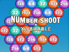 Spel Nummer Schieten x 2 bubbel online