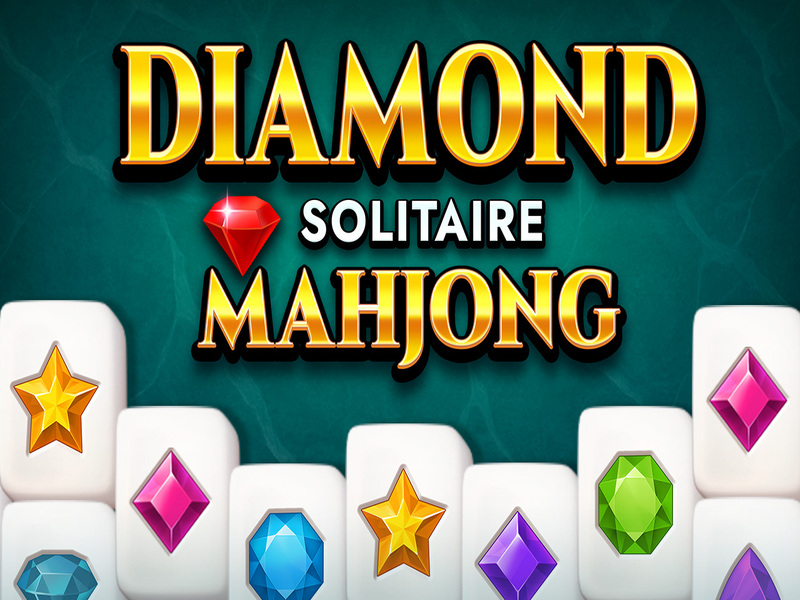 Spel Diamond Solitaire Mahjong online