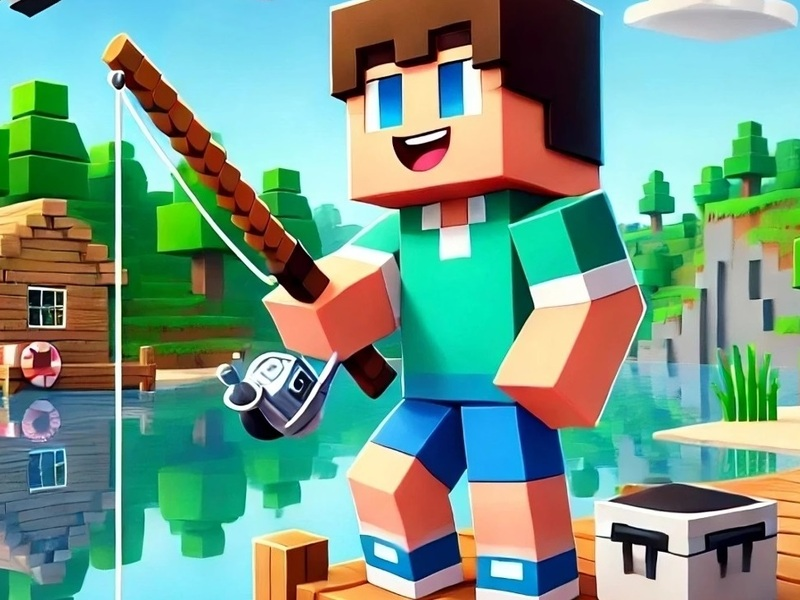 Spel Noob leuk vissen online