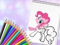 Spel Schattige pony kleurboek online