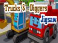 Spel Vrachtwagens & Graafmachine Puzzel online