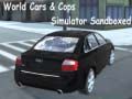 Spel Wereldauto's en Politie Simulator Sandbox online
