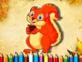 Spel Eekhoorn Kleurenboek online