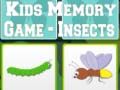 Spel Kinderen Geheugenspel - Insecten online