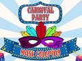 Spel Carnaval Feest Masker Kleurpagina online