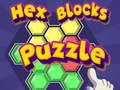 Spel Hexagon Blokken Puzzel online