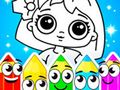 Spel Poppen kleuren online