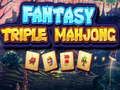 Spel Fantasy Drievoudig Mahjong online