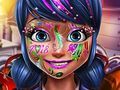 Spel Gestippelde Meisje Nieuwjaar Make-up online