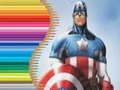 Spel Kleurboek voor Captain America online