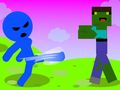 Spel Stickman Zombie Ontsnapping online