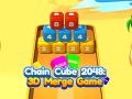 Spel Kettingkubus 2048: 3D Samenvloeien Spel online