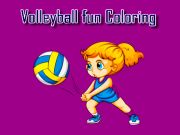 Spel Volleybal leuke kleurplaten online