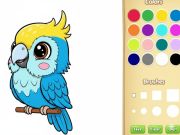 Spel Kawaii Animal Color Book online