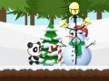 Spel Kerst Panda Run online