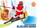 Spel Winter Sporten: Slalomheld online