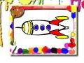 Spel Raket Kleurboek online