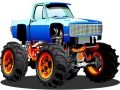 Spel Monster Truck Puzzel online