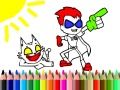 Spel Terug naar School: Titans Kleurboek online Spel Terug naar School: Titans Kleurboek online