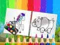 Spel Grappig Dieren Kleurboek online