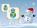 Spel Blije Sneeuwman Kleuren online