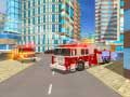 Spel Brandstad Vrachtwagen Rescue Rij Simulator online