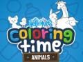 Spel Hallo Kinderen! Tijd om Dieren te KleurAn online