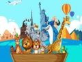 Spel Gekke Vrienden Reizen de Wereld Over: Puzzel online