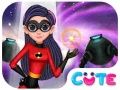 Spel Superheldin Paarse Mode Shoot online